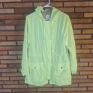 Gap Neon Yellow Green Medium Spring Parka
